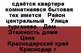 сдаётся квартира 1комнатнаявся бытовая тех.имется › Район ­ центральный › Улица ­ тургенево › Дом ­ 66 › Этажность дома ­ 2 › Цена ­ 12 000 - Краснодарский край, Краснодар г. Недвижимость » Квартиры аренда   